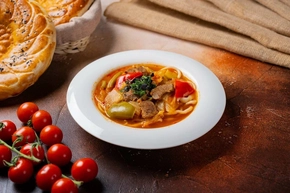 Лагман с бульоном
