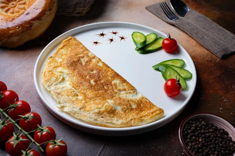 Омлет с овощами