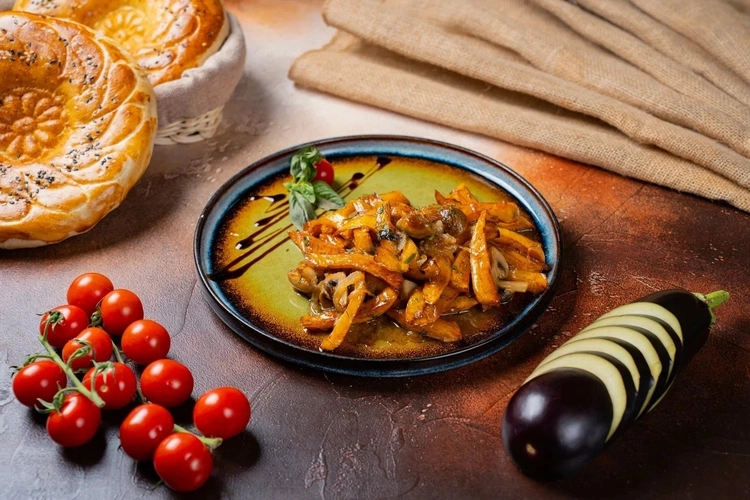Картофель с грибами 