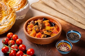 Чешское блюдо с овощами