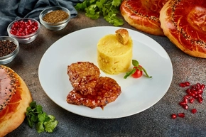 Котлеты куриные с картофельным пюре