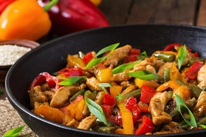 Жаровня с курицей
